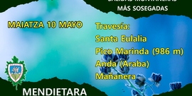 Urbina de Basabe ---PICO MARINDA (986 mts)---Anda- Araba. Mañanera